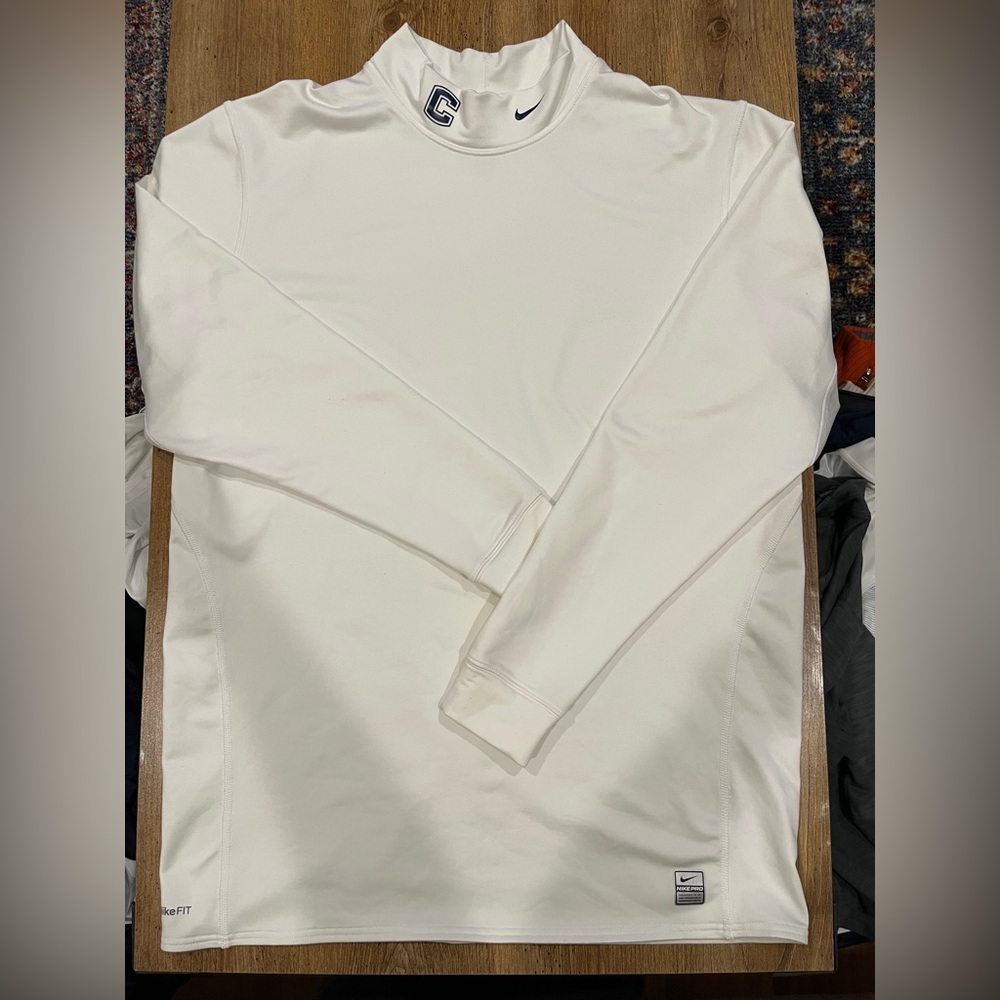 UConn Block C Nike Pro Long Sleeve